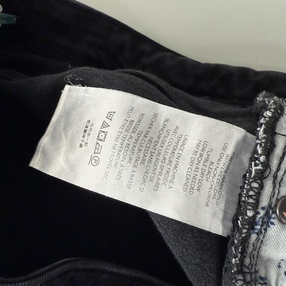 Anthropologie The Denim Boot Jeans Womens 18W Black Bootcut Stretch Plus Size - Picture 11 of 16